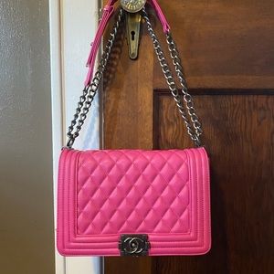 HOT PINK HANDBAG
